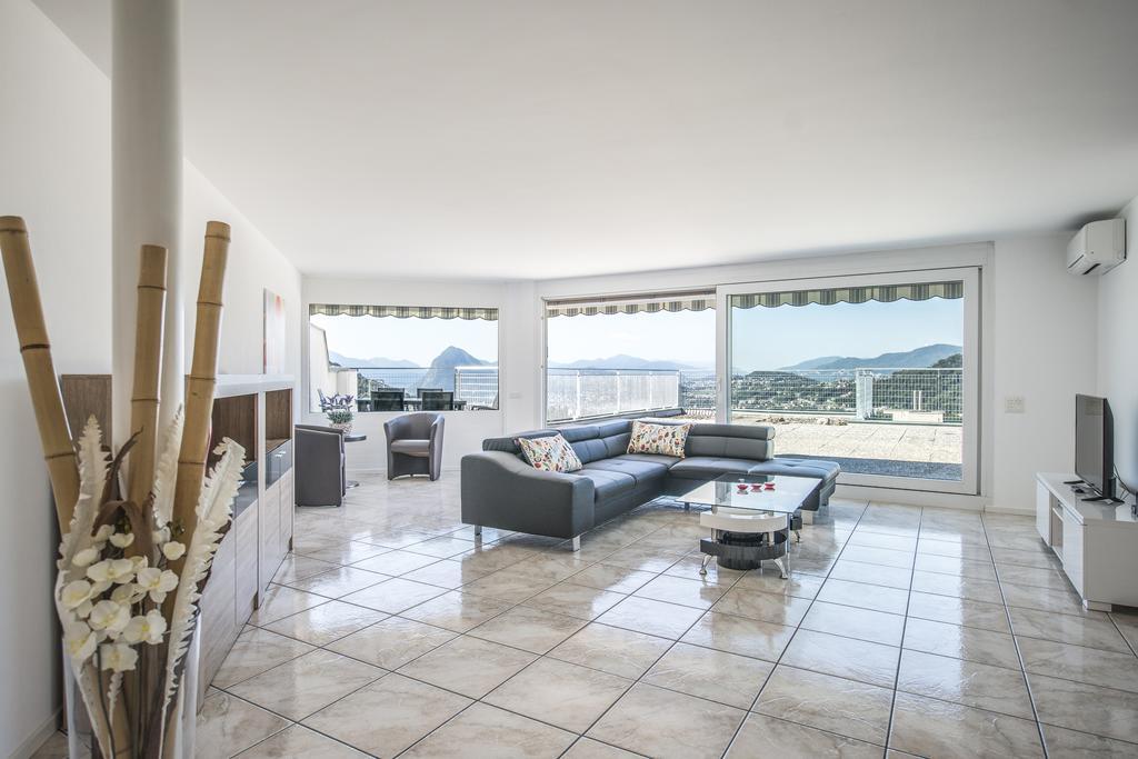 Aparthotel Centro Cadro Panoramica Lugano Exteriér fotografie