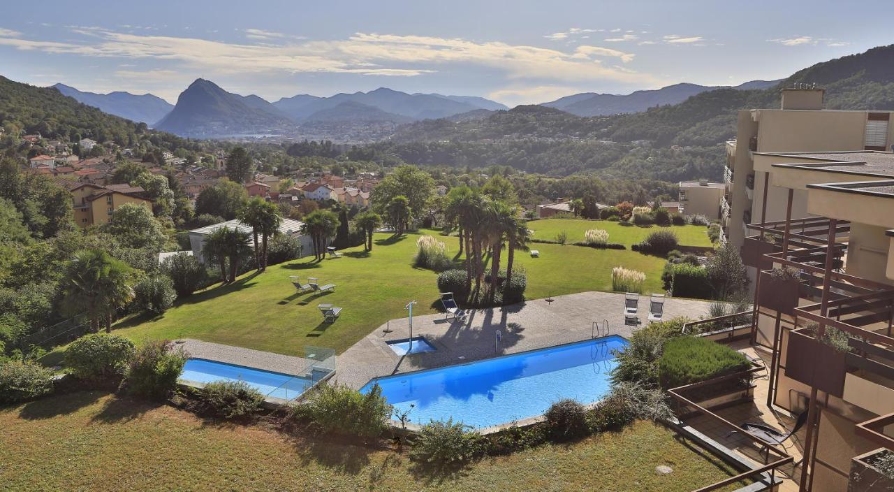 Aparthotel Centro Cadro Panoramica Lugano Exteriér fotografie